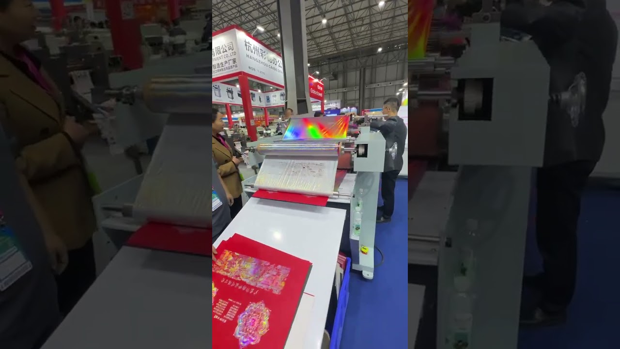 Cold stamping embossing foiling paper varnish printing press