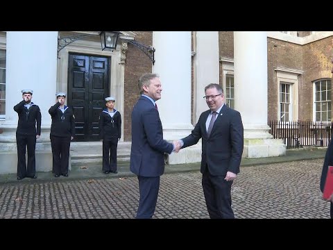 UK welcomes Norwegian defence minister as Ukraine support initiative launched | AFP