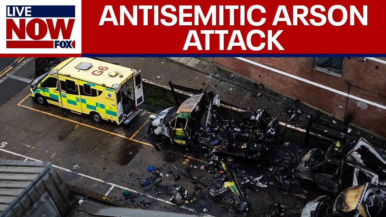Ambulances set on fire in suspected antisemitic attack