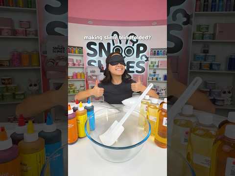 Making Slime While BLINDFOLDED 🫢