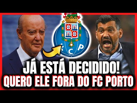 ❌PEGOU TODOS DE SURPRESA! TRISTE NOTÍCIA APÓS JOGO EM MAFRA | PINTO CONFIRMOU | NOTICIAS DO FC PORTO