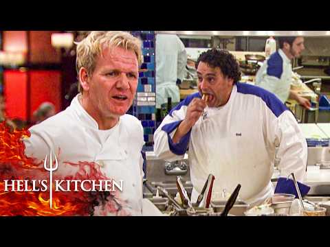 Raj's Starts Eating the Food While Gail Doesn’t Notice She’s on Fire | Hell's Kitchen