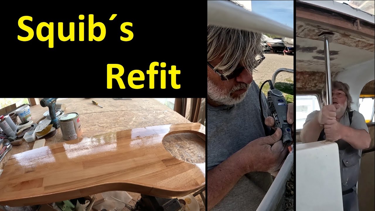 Squib's Refit - Repairing cracks - Painting the vanity - Removing poles - Misc /73