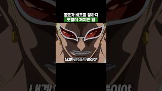 원피스) 동료가 비웃음 당하자 도황이 저지른 일