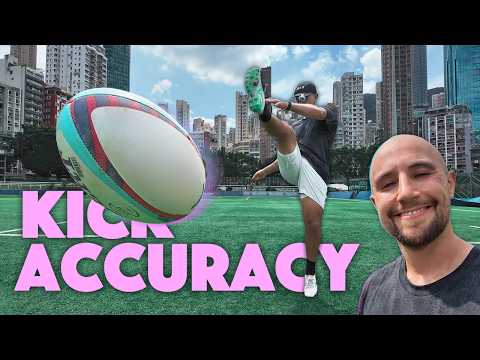 How to kick ACCURATELY in RUGBY 🔥 (Tutorial & Drills)