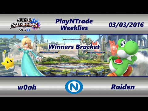 PnT 03/03/16 - w0ah (Rosalina) vs. Raiden (Yoshi) - Winners - SSB4