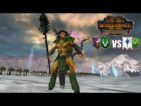 Total War: Warhammer II Battlecast #26 - (2v2) Woodelf, Darkelf vs Highelf, Argwylon – All out WAR