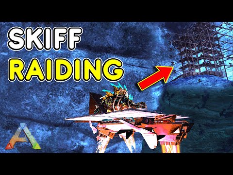 Raiding With A Tek Skiff On Aberration  - ARK PvP