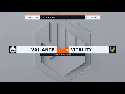 Valiance vs Vitality (0:2) at ECS Season 7 Europe Week 3 (27.04.2019)