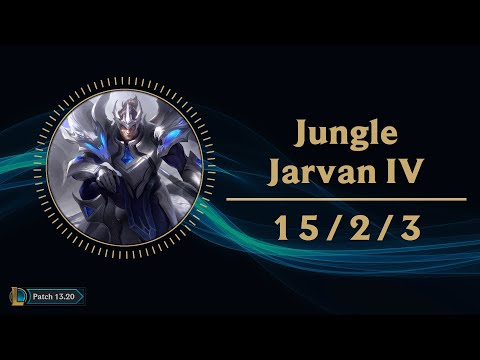 T1 Forest Jarvan IV Jungle vs Lee Sin Korean Challenger Replay Patch 13.20