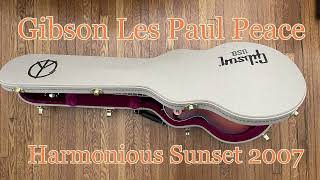 Video thumbnail for Gibson Les Paul Peace Harmonious Sunset 2014 by Phoenix Guitars