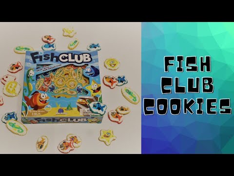 Board Game Bakes: How to make EASY Fish Club cookies with your kids!
