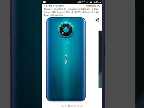 Check this out: Nokia 3.4 | Android 10 | Unlocked S... |#shorts |#video |#nokia |