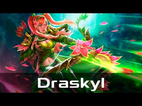 Draskyl - Windranger, Mid Lane (Apr 10, 2017) | Dota 2 patch 7.05 gameplay