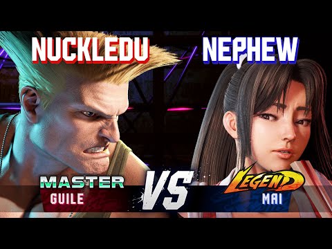 SF6 ▰ NUCKLEDU (Guile) vs NEPHEW (Mai) ▰ High Level Gameplay