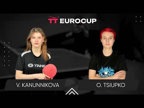 09:30 Vasylysa Kanunnikova - Oleksandra Tsiupko 02.07.2024 TT Euro.Cup Women Ukraine Star. TABLE 3