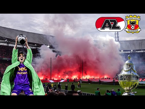 Go Ahead Eagles WIN Dutch Cup After Penalty Shootout vs AZ Alkmaar | INSANE Pyro | Matchday Vlog