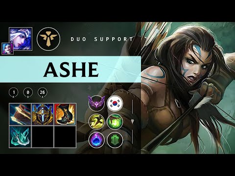 Ashe Support vs Thresh - KR Master Patch 25.23
