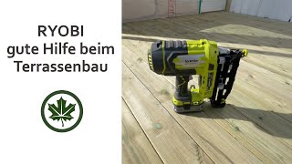 Terrassenbau – RYOBI hilft!