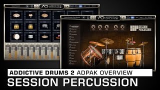 Video thumbnail for Addictive Drums 2 ADpak Overview: Session Percussion by XLN Audio
