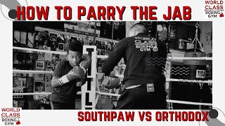 Learn How To Parry the Jab with a Hook - Southpaw vs Orthodox