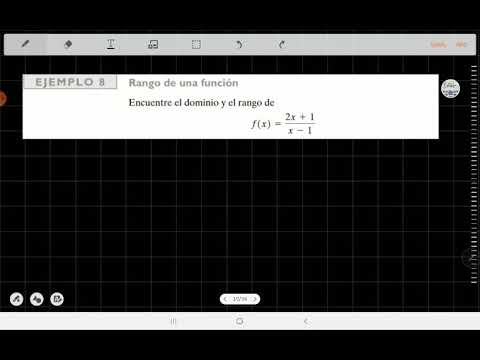 Funciones inversas - Rango de una función