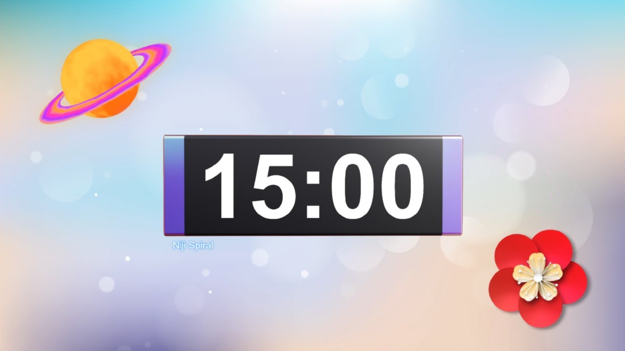 15 Minute Countdown Timer with Music