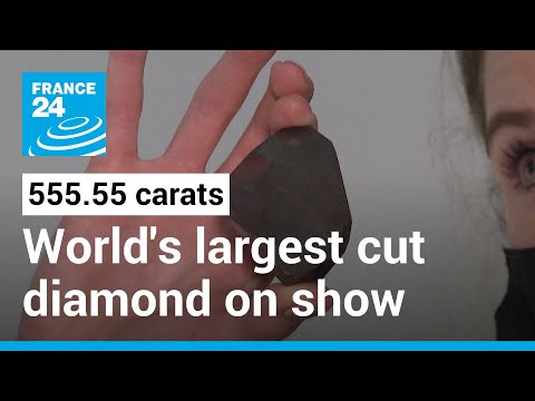 555.55 carats: World's largest cut diamond on display for first time • FRANCE 24 English