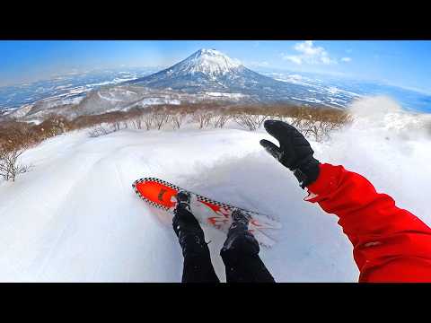 Snowboarding Perfect Powder in Niseko
