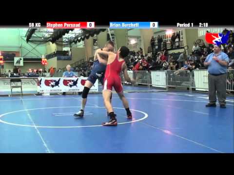 Stephen Persaud vs. Brian Burchett at 2013 ASICS FILA Cadet Nationals - GR