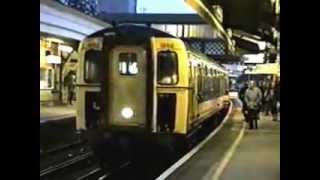 preview picture of video 'Lewes Railway Station Platform 3 in Sussex, England (Vintage)'