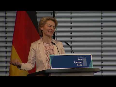 Ursula von der Leyen eu debates the fall of the Berlin Wall and the Iron Curtain
