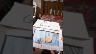 D I Y Cardboard fish Game...
