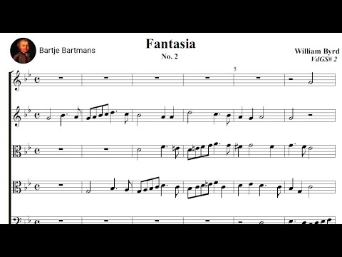 William Byrd - Fantasia II for 6 Viols, T 390 (1611)