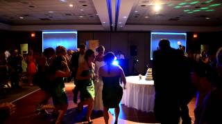 Kyle and Molly Party Rocking Wedding Reception Entrance