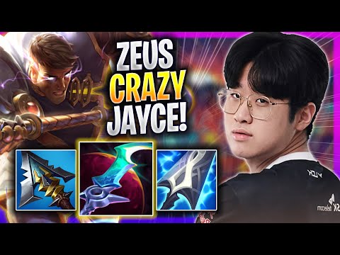 ZEUS CRAZY GAME WITH JAYCE! - T1 Zeus Plays Jayce TOP vs Gnar! | Season 2023