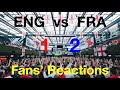 ENGLAND FANS REACT TO FRANCE vs ENGLAND IN WORLD CUP