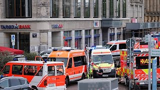 Dejan flores y velas en Leipzig tras el atropello mortal con coche
