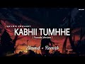 Kabhii Tumhhe Female Version - Lofi (Slowed + Reverb) | Palak Muchhal | SR Lofi