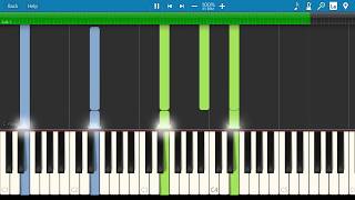 How to Play Tom Sawyer by Rush on Piano (Synthesia Tutorial)