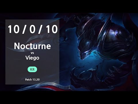 Nocturne Jungle vs Viego - KR Master Patch 13.20