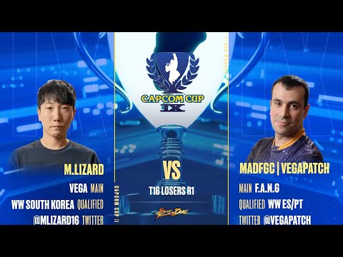 CAPCOM CUP IX SFV - M.LIZARD(VEGA) VS MADFGC|VEGAPATCH(FANG) - Top 16 - LOSERS BRACKET