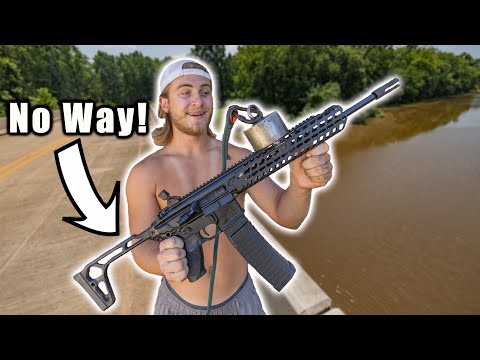 My Best Magnet Fishing Find EVER- AR-15 Found Magnet Fishing