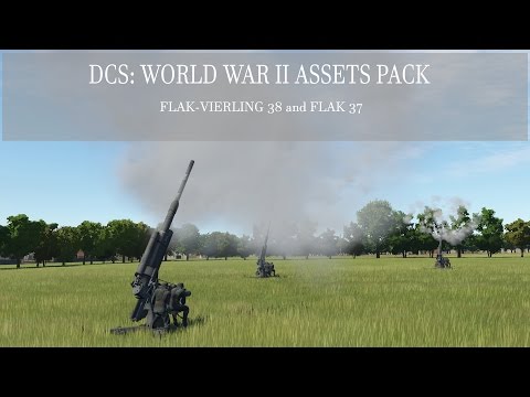 DCS: Normandy 1944 Map - Flak-Vierling 38 and Flak 37