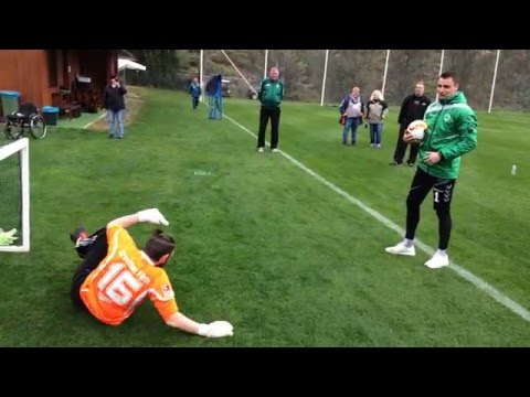 Sebastian Mielitz trainiert mit Fan - SpVgg Greuther Fürth Trainingslager