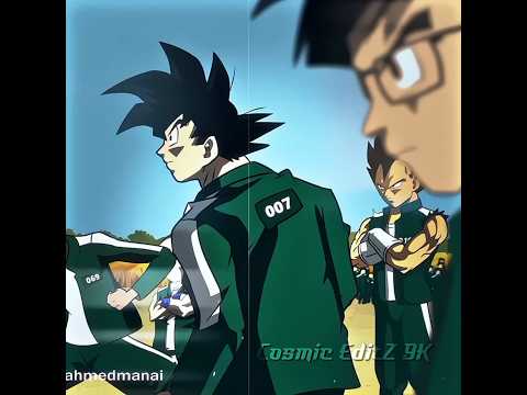 Z Fighters In Squid Game 🗿🥶 #dbz #dbs #dragonball #goku #anime #edit #animeedit #trending #shorts