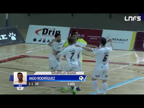 Gol Iago Rodríguez (2-1) Naturpellet Segovia - Jimbee Cartagena. J24, 1Div. LNFS