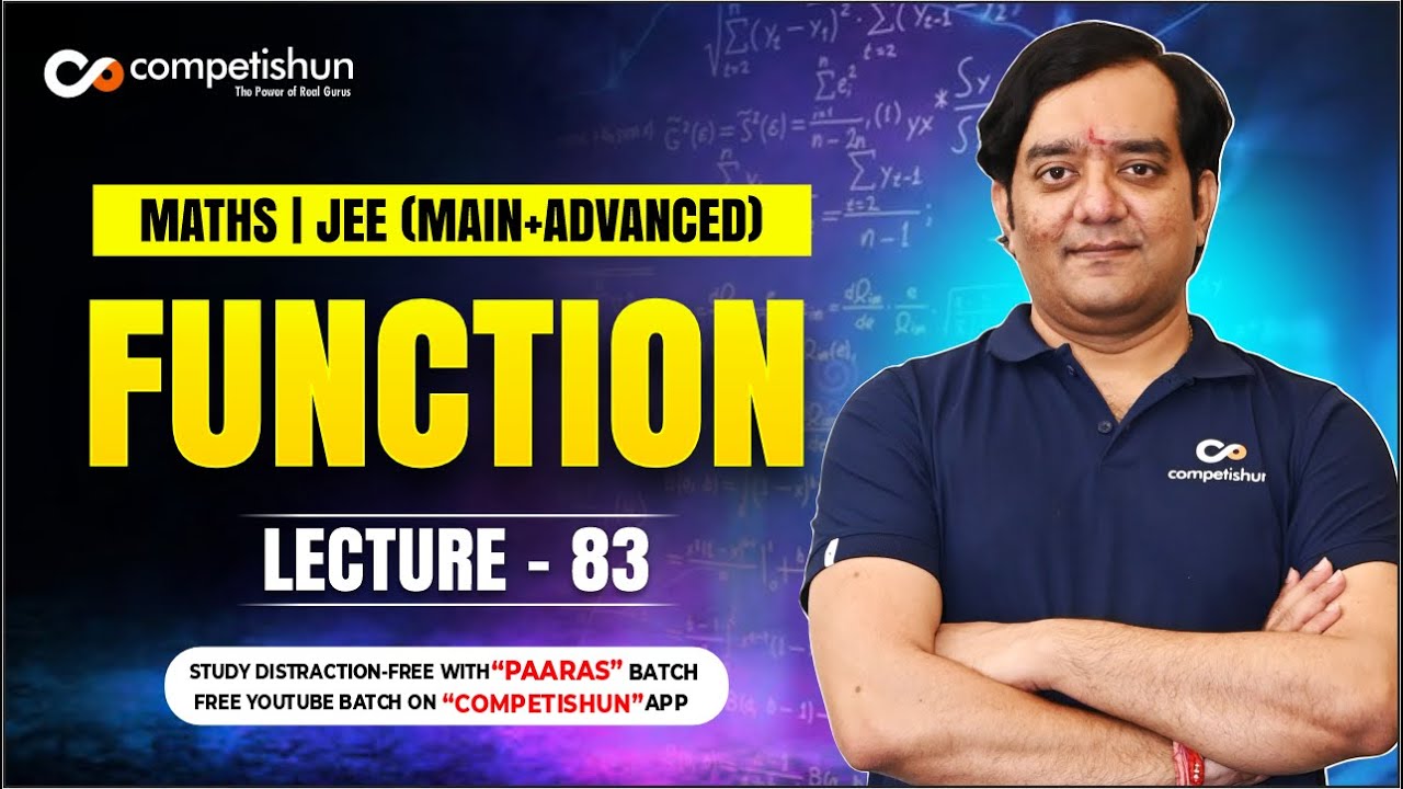 83 Function Domain and Range of Expression: Finding range using elementary manipulations | JEE Maths