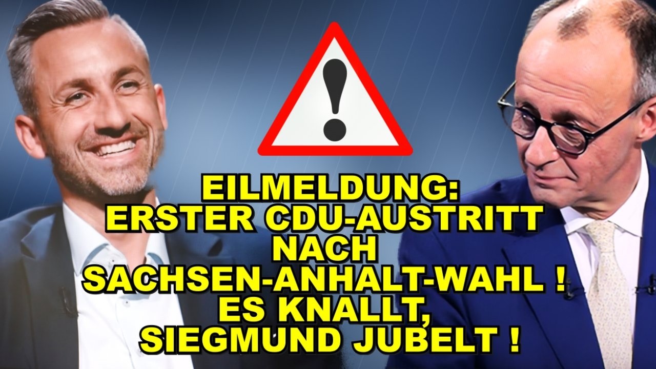 EIL: ERSTER CDU-Austritt! AfD JUBELT!