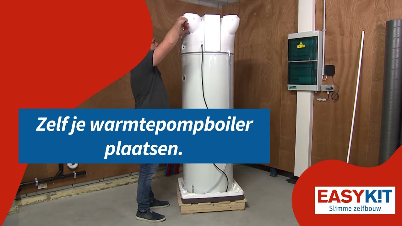 Zelf je warmtepompboiler (Atlantic Explorer) plaatsen met de slimme zelfbouw van Easykit.